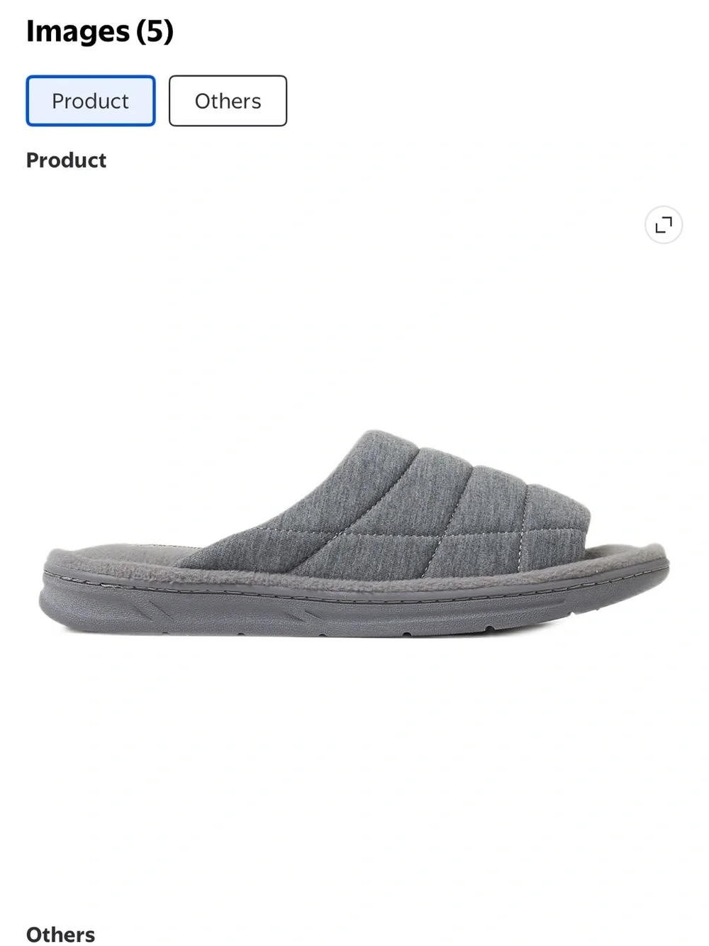 Gray Slide-On Women’s Slippers by